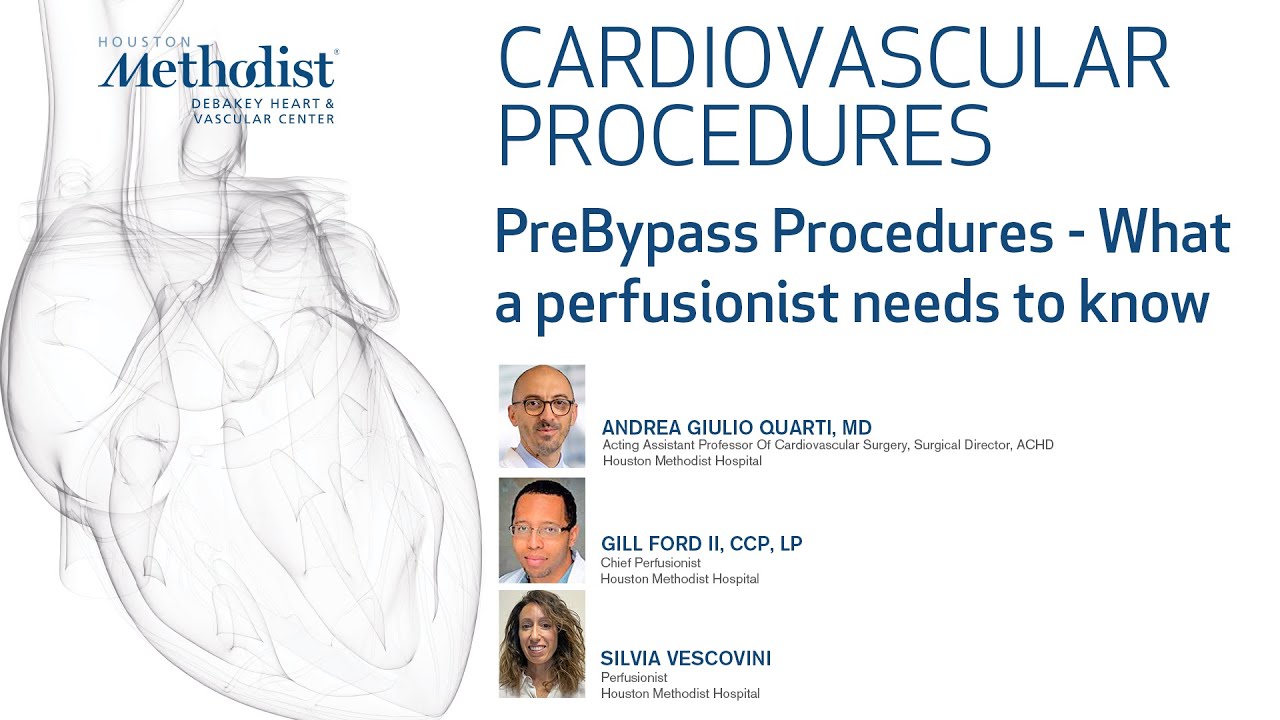 PreBypass Procedure - What a Perfusionist Needs to Know (Andrea Quarti, Gill Ford, Silvia Vescovini)