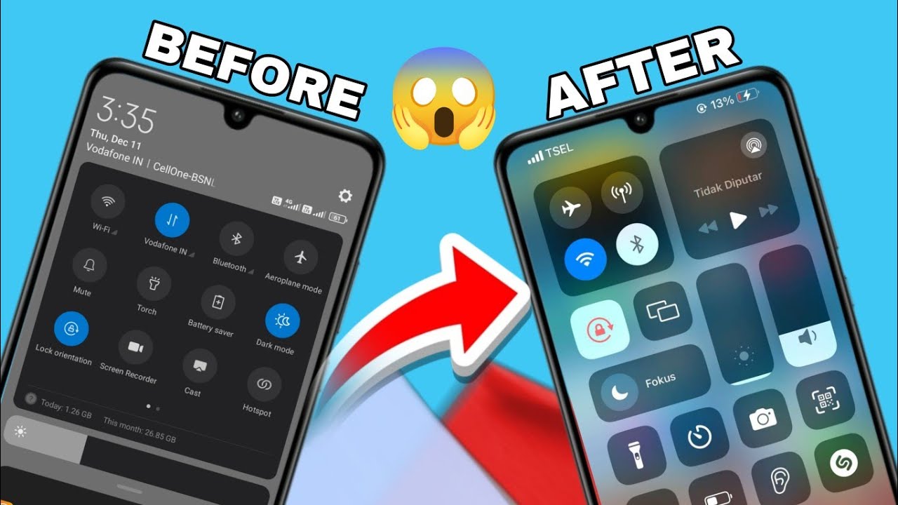 How to change Control Center in Android