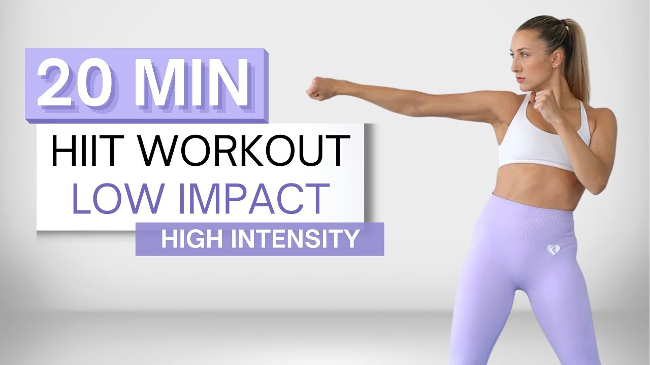 20 min LOW IMPACT HIIT WORKOUT | High Intensity | No Repeats | No Jumping