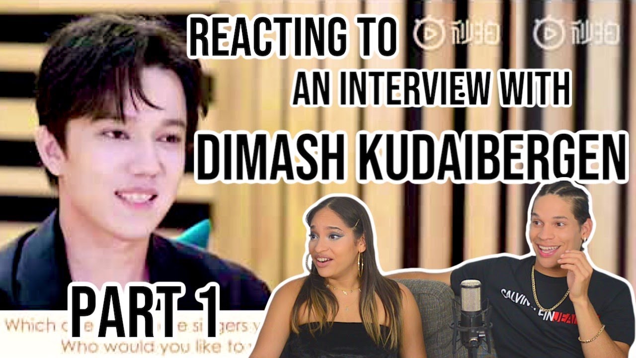 Waleska & Efra react to Dimash - Interview for HeyWarWars April 2019 part 1 | REACTION