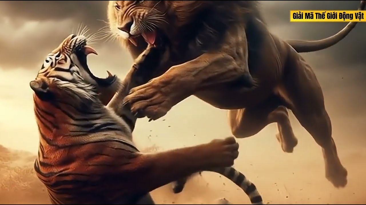 🔥 sư tử THÊ THẢM | hổ vajra xé toạc Gấu xám điên cuồn  và Cá sấu tử thần | giải mã thế giới động vật