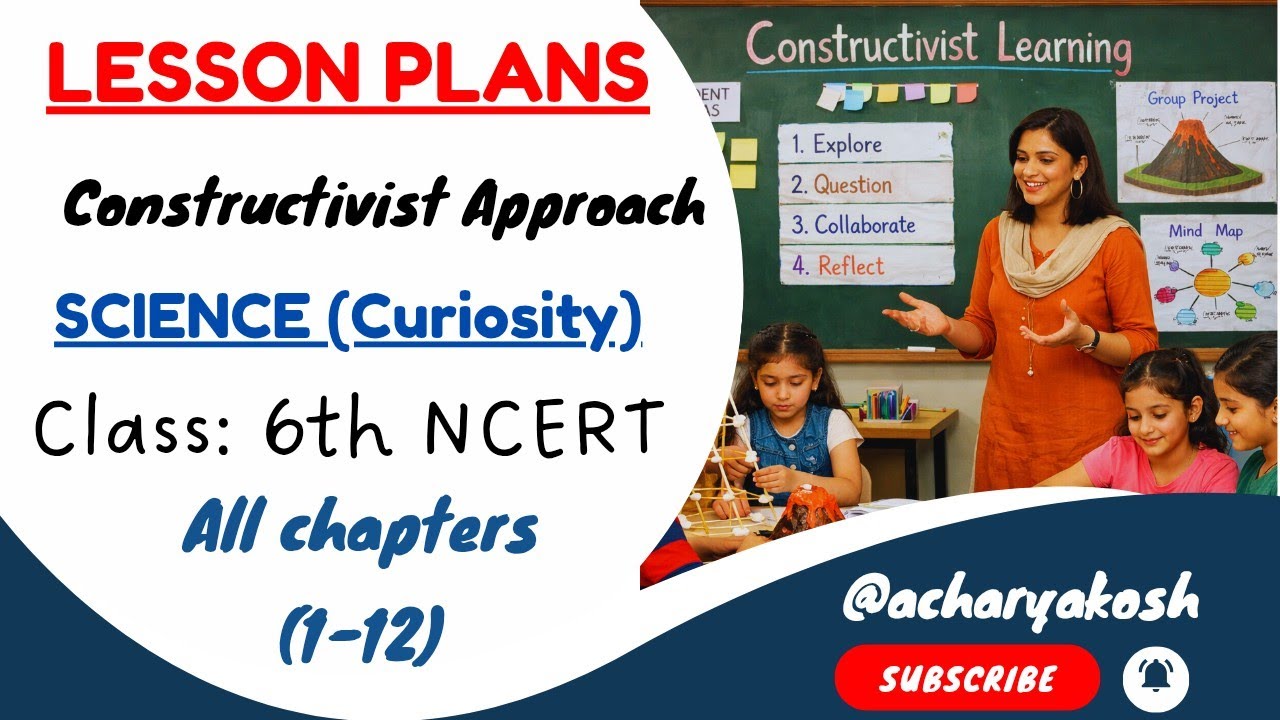 Lesson Plans | Class 6th Science (NCERT) | All Chapters | Constructivist Approach | #lessonplan 