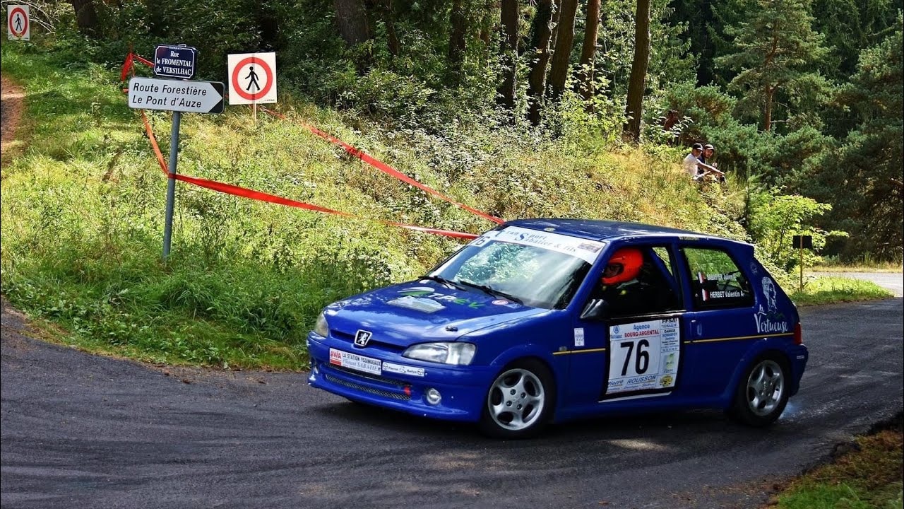 Rallye du Haut-lignon 2021 ES3 Sabatier/Herbet 106 N2s