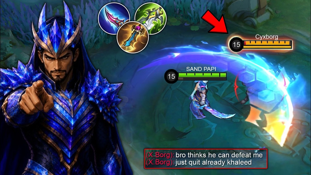 HIS IS HOW YOU DESTROY X.BORG IN EXP LANE USING KHALEED! THE BEST COUNTER STRATEGY YOU MUST TRY!