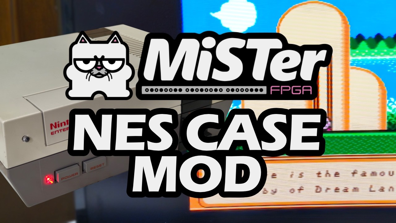 Modding an NES Case for MiSTer FPGA