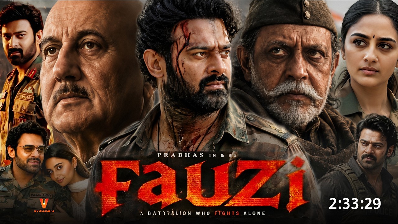 Fauzi 2026 Full Movie Hindi Dubbed Latest South Update | Prabhas New Movie | Imanvi | Jiohotstar