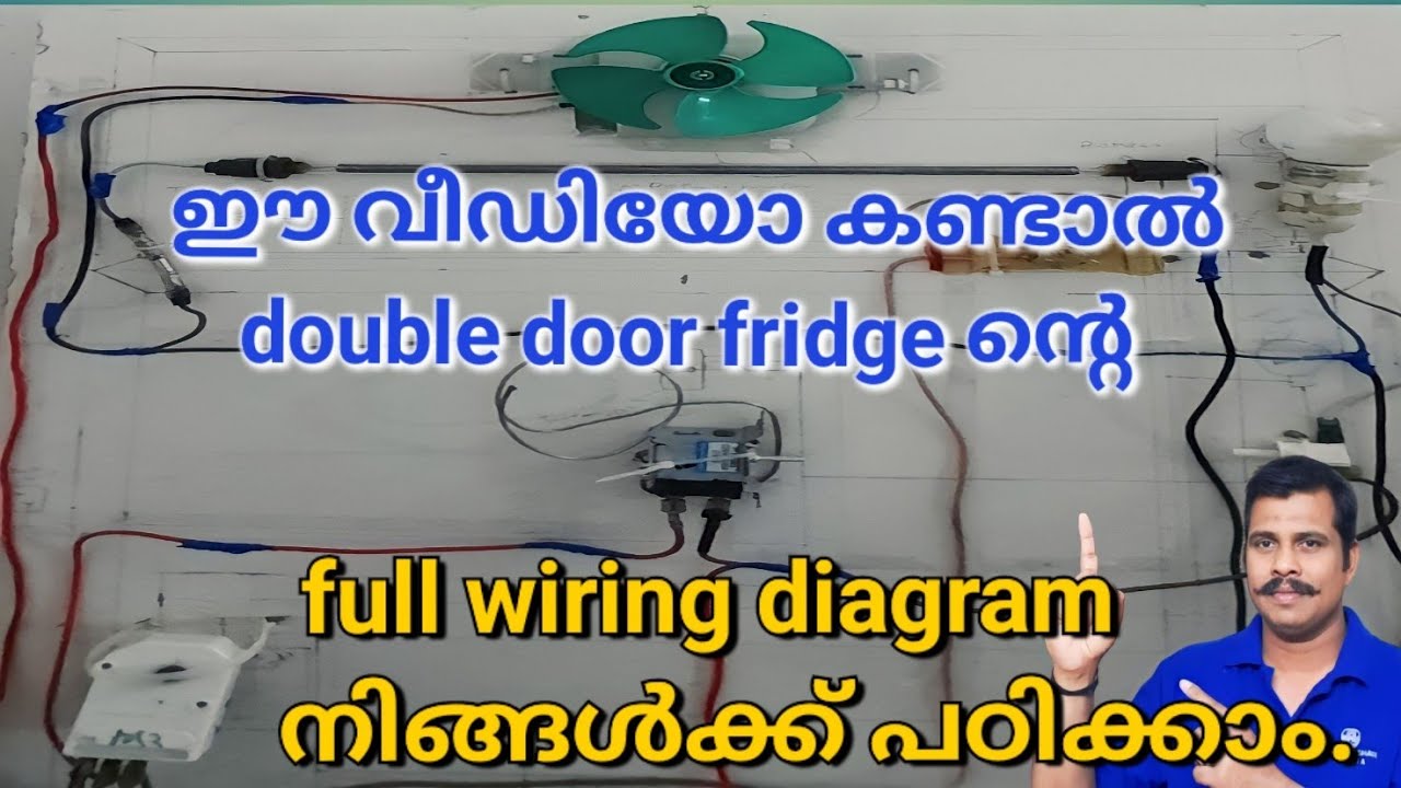 double door fridge wiring diagram malayalam Double door  fridge wiring diagram wiring @mazhavilas