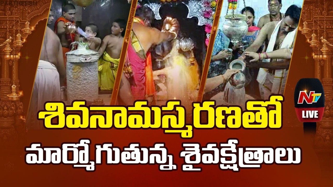 LIVE: శివనామస్మరణతో మార్మోగుతున్న శైవక్షేత్రాలు | Maha Shivaratri | NTV Telugu