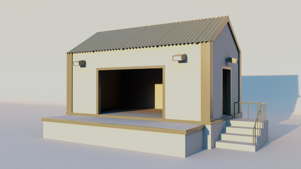 Warehouse Modeling & Maya Environment Modeling Tips | Part : 1