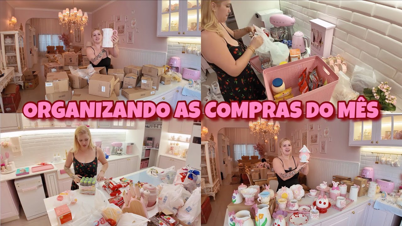 COMPRAS DO MÊS I ORGANIZEI TUDO I CHEGOU MUITAS NOVIDADES DA MINHA LOJA I ESTOU TÃO FELIZ I Ketlyn P