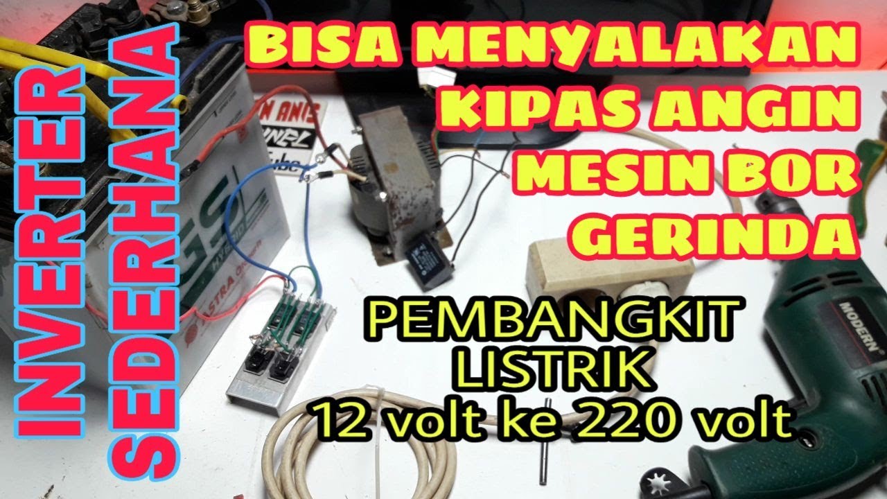 MERAKIT INVERTER RAKITAN SETARA HARGA JUTAAN || 50Hz - 60Hz || SANGAT MUDAH DAN SEDERHANA