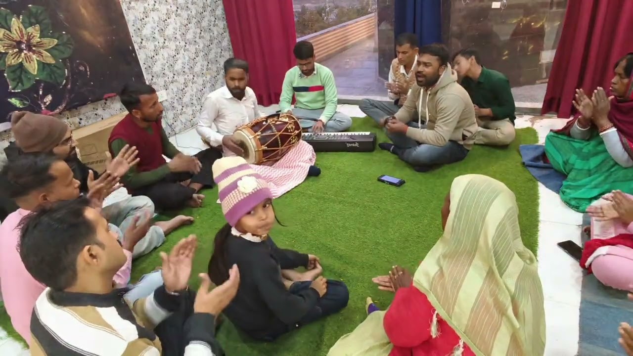 Shiv mandir par keertan 