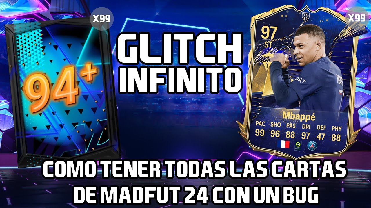 GLITCH INFINITO DE COMO TENER TODO LOS OBJETOS DEL JUEGO (MONEDAS - TOKENS - CARTAS) | MADFUT 24 |