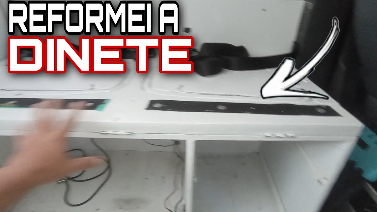 COMO REFORMAR A DINETE, COME&Ccedil;ANDO O NOVO PROJETO MOTORHOME (PARTE 1) #motorhome #dinheiro #dicas