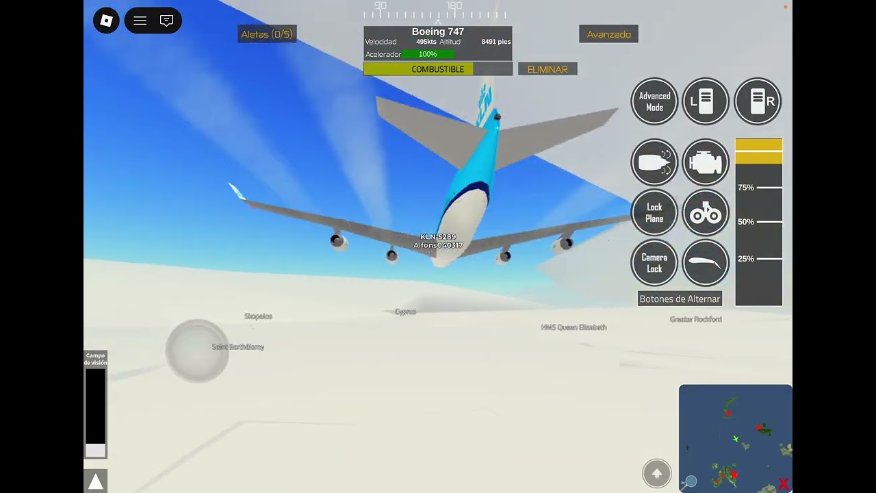 Boeing747 klm flight 783 crash (not real)