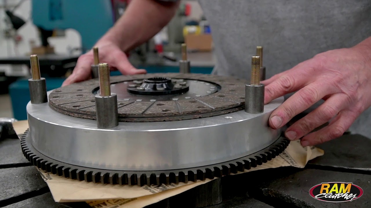 Assembly of a RAM Pro Street dual disc clutch system – watch!