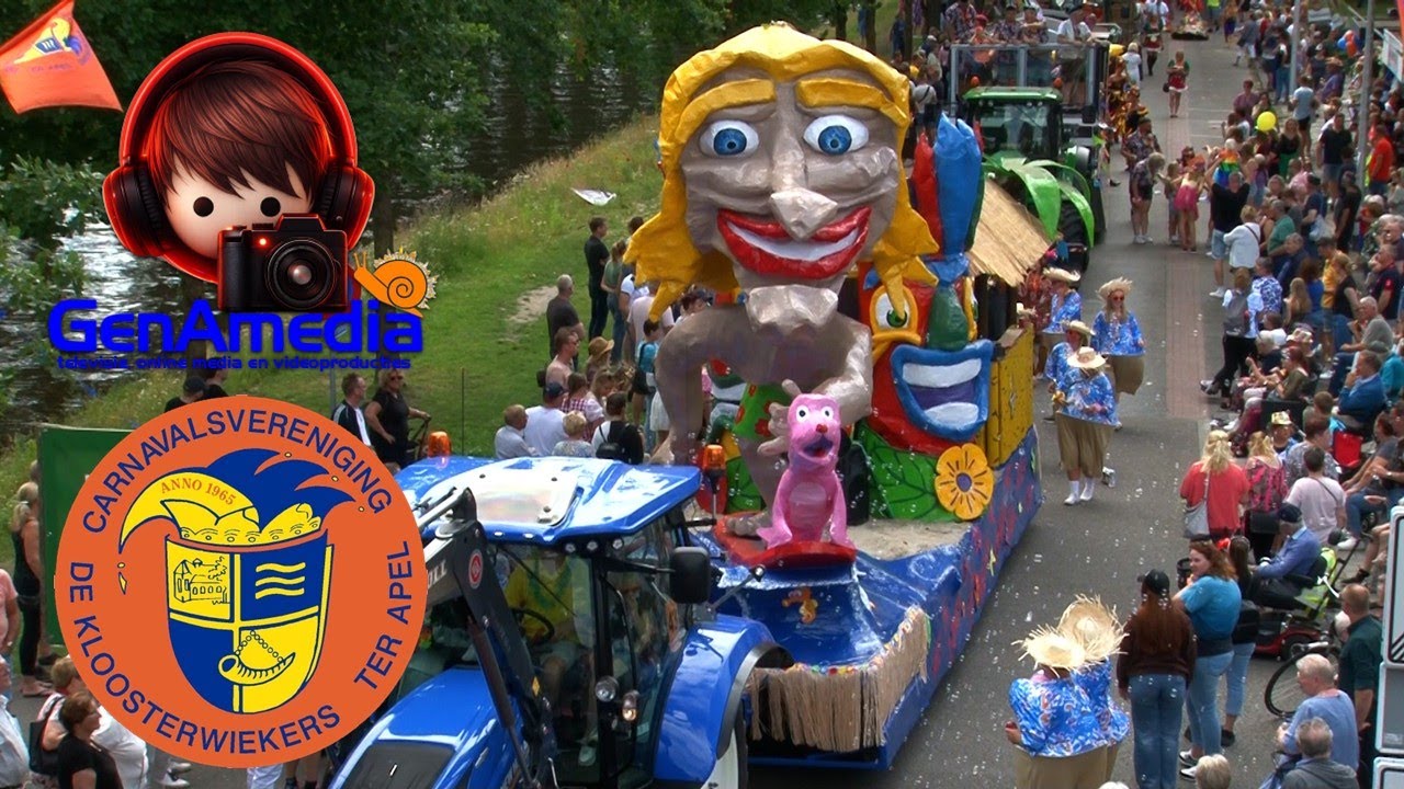 61e Carnavalsoptocht van C.V. De Kloosterwiekers in Ter Apel