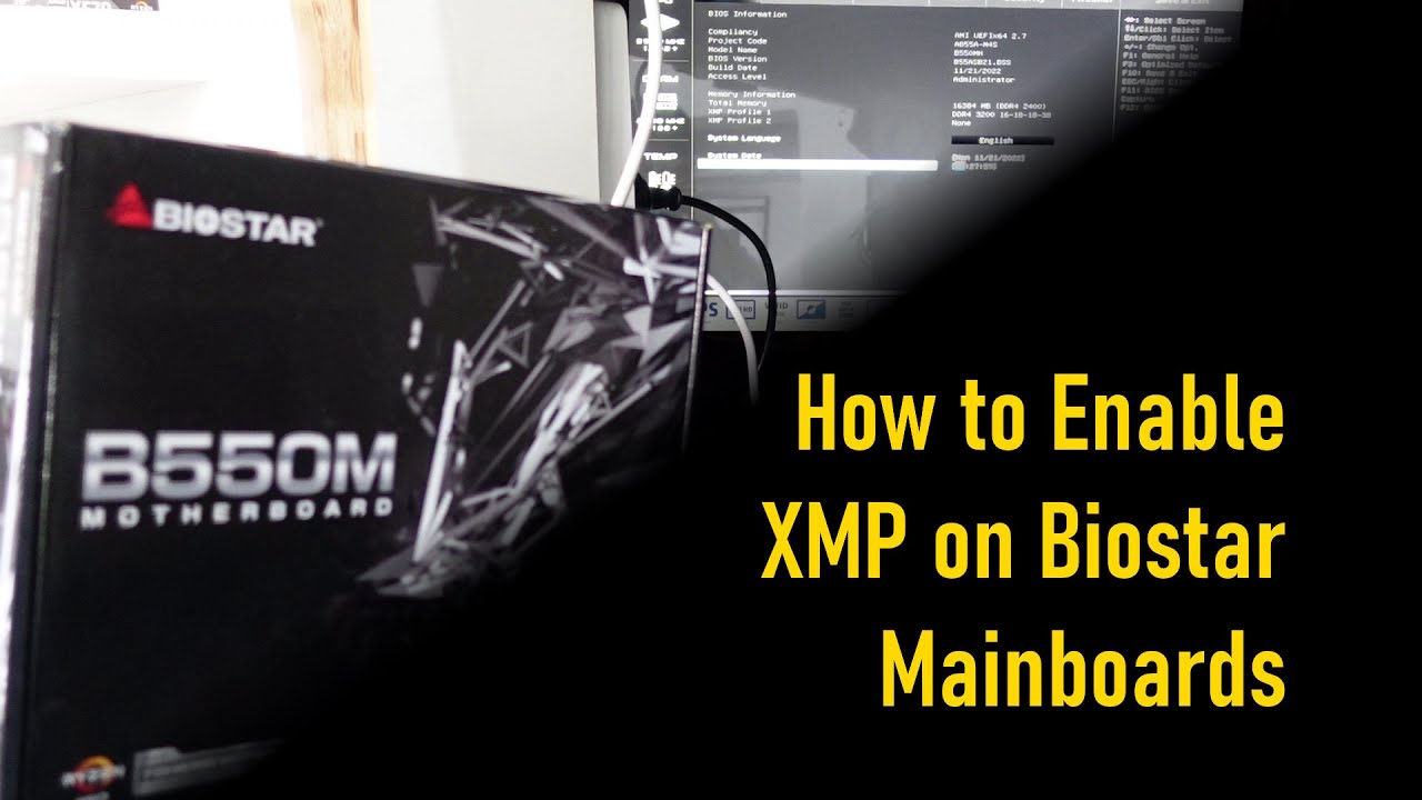Как включить XMP на материнских платах Biostar AMD