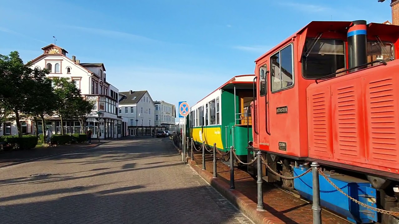 #BORKUM 🌞 - Fahrradtour🚴‍♂️ vom Strand durch die Stadt🏡  zum 