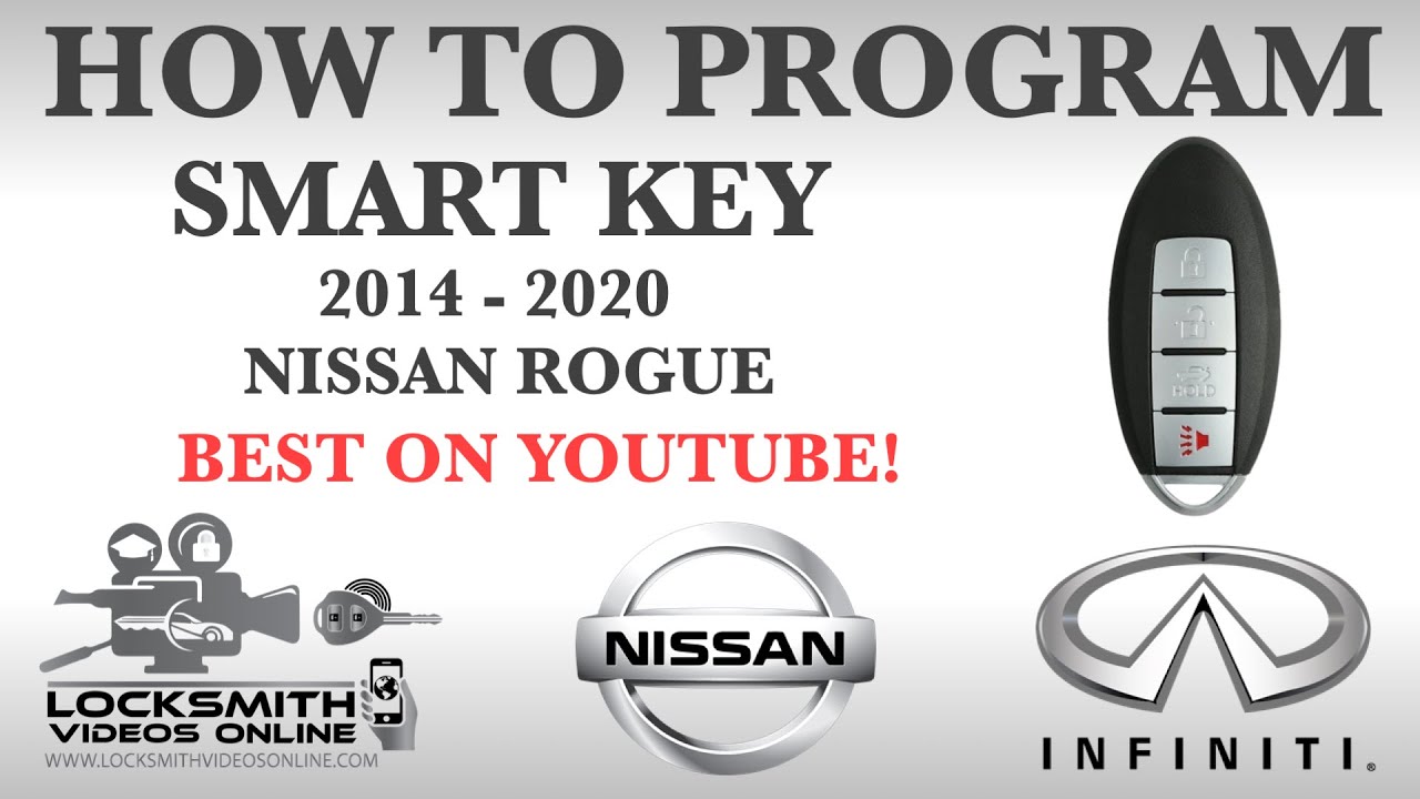 How To Program 1x Smart Key Nissan Rogue