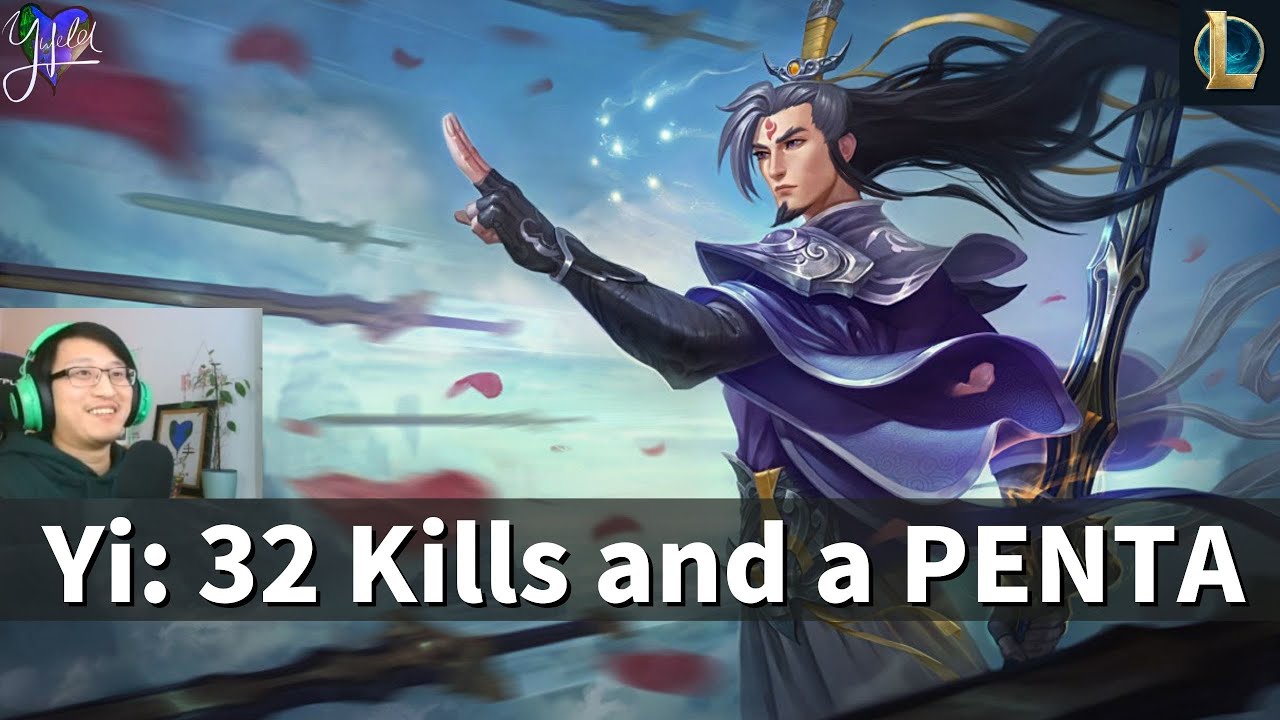 League of Legends: Master Yi 32 Kills and a Penta Ranked｜Yufeld