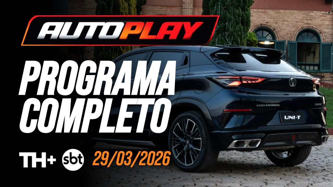 AUTO PLAY - Programa Completo - 29/03/2026 - TH+ SBT | PGM N&ordm; 444 - Renegade, Uni-T e GR Yaris