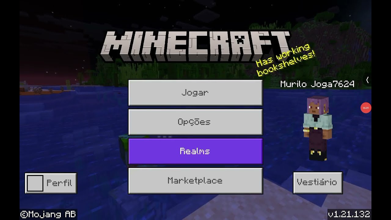 MEU PRIMEIRO VÍDEO DE MINECRAFT!!
