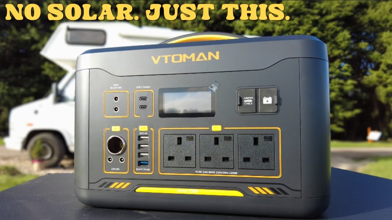 Living Off Power Banks With No Solar | VTOMAN Jump 2200 Honest Review