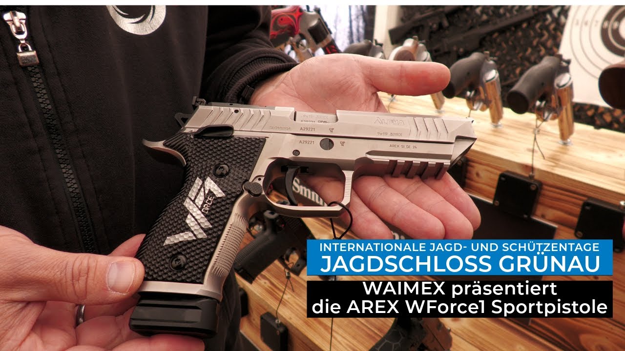 Sportpistole AREX WForce 1, komplett wettkampftauglich für knapp 2.500 Euro, exklusiv bei WAIMEX