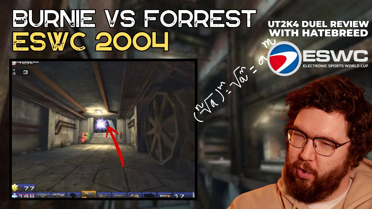 Breaking Down a Legendary UT2004 Duel | Burnie vs Forrest – Rankin (ESWC Semifinal, Map 1)