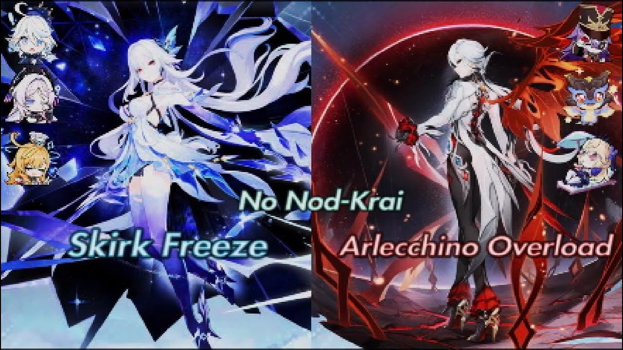 C0 Skirk & C0 Arlecchino. Spiral Abyss 6.3 | Genshin Impact Luna lV