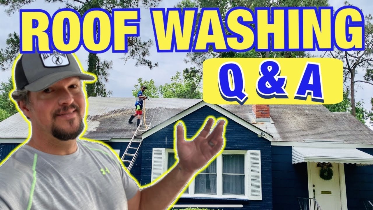 How To Wash A Roof - The Top Roof Washing Questions...Answered.