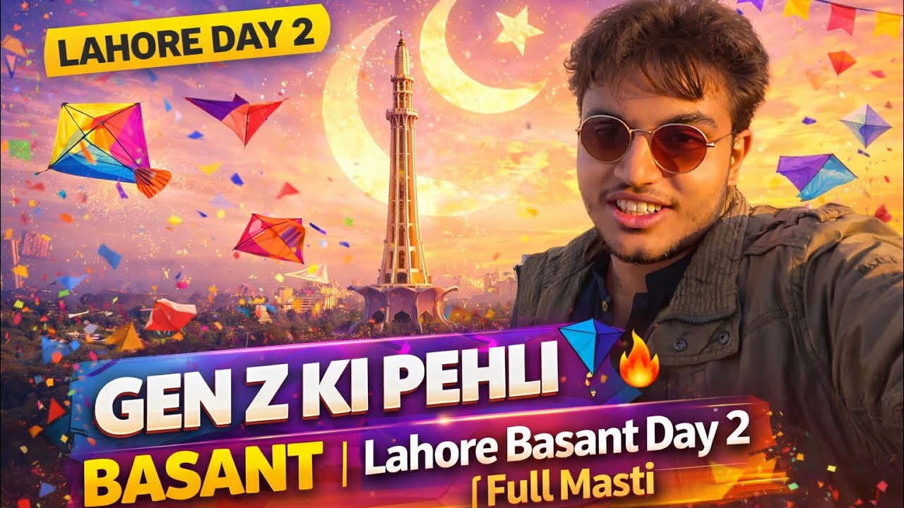 Gen Z Ki Pehli Basant 🪁| Lahore Basant Day 2 🤍| Full Masti🫨#basant #basantlahore #batangbazi #viral