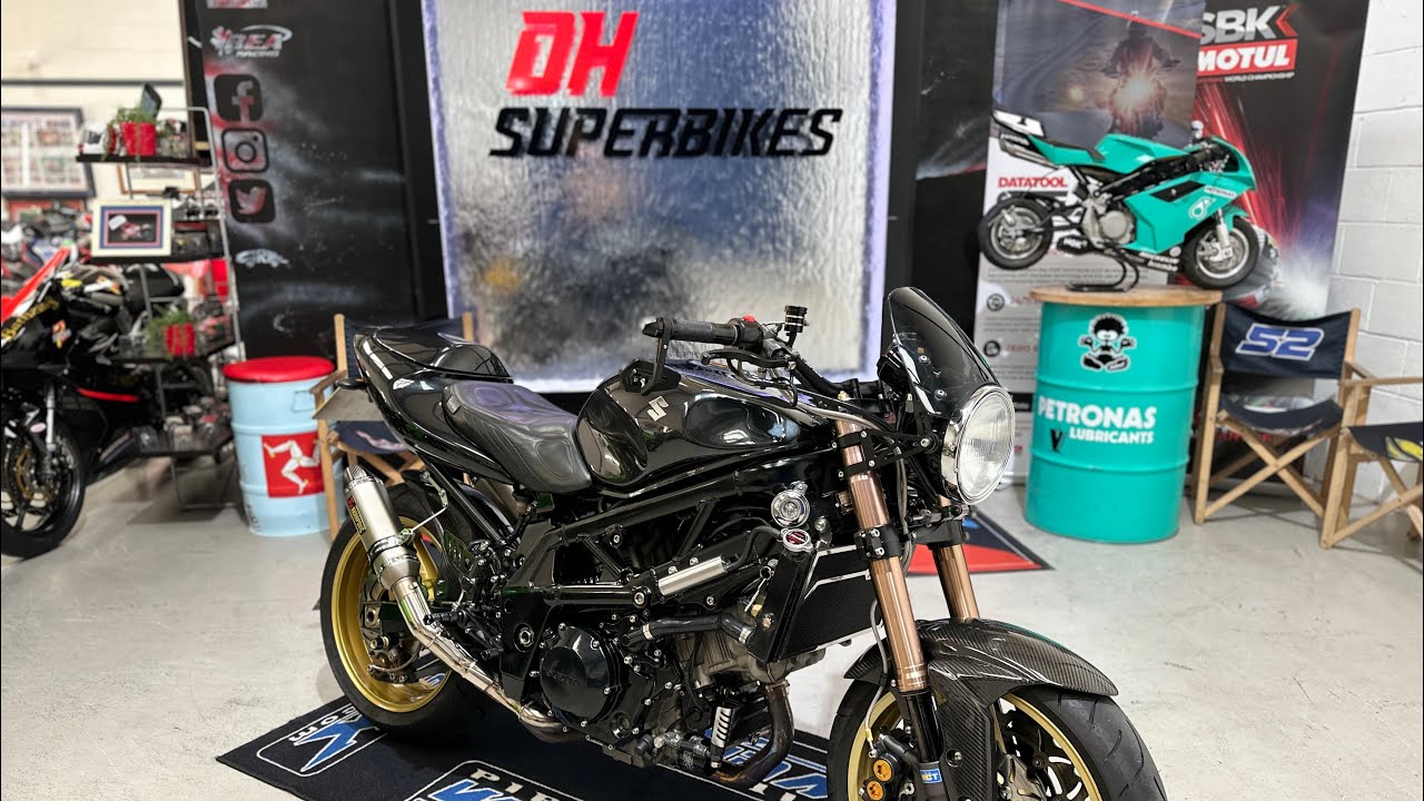 Suzuki TL1000S 2002 Maxton Akrapovic Custom Build 20K Miles PX Swap GPS V Twin @dhsuperbikes
