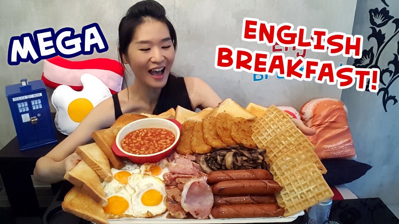 MEGA English Breakfast! (Eating Show - Mukbang) S03E06