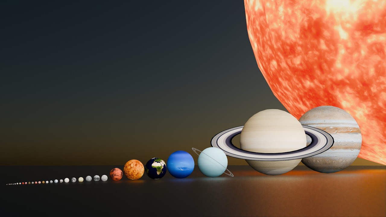 Solar System Size Comparison!
