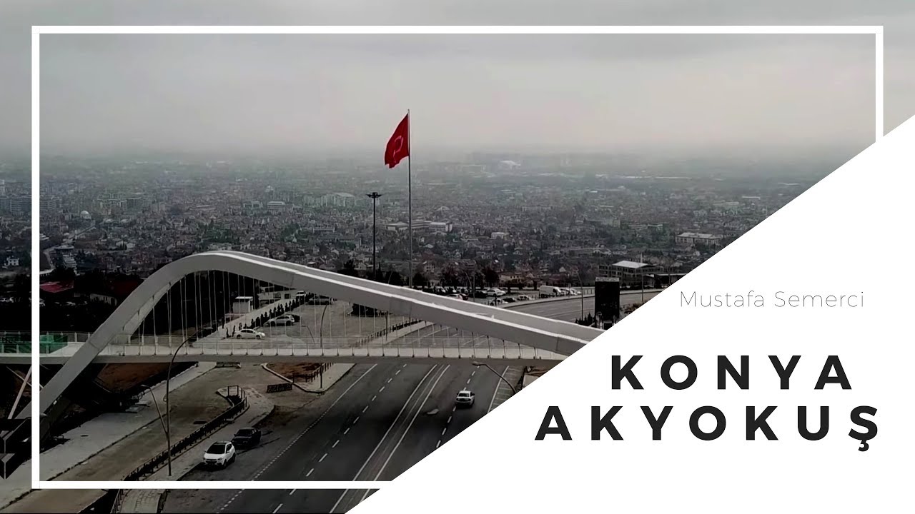 Konya'nın Dev Türk Bayrağı ( AKYOKUŞ ) DRONE ÇEKİMİ
