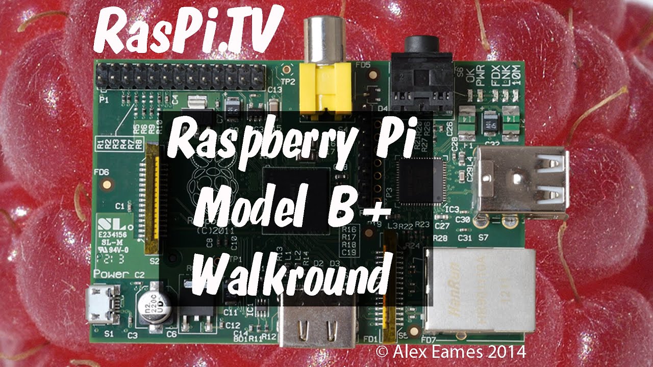 Raspberry Pi Model B+ launched today. Full walkaround.