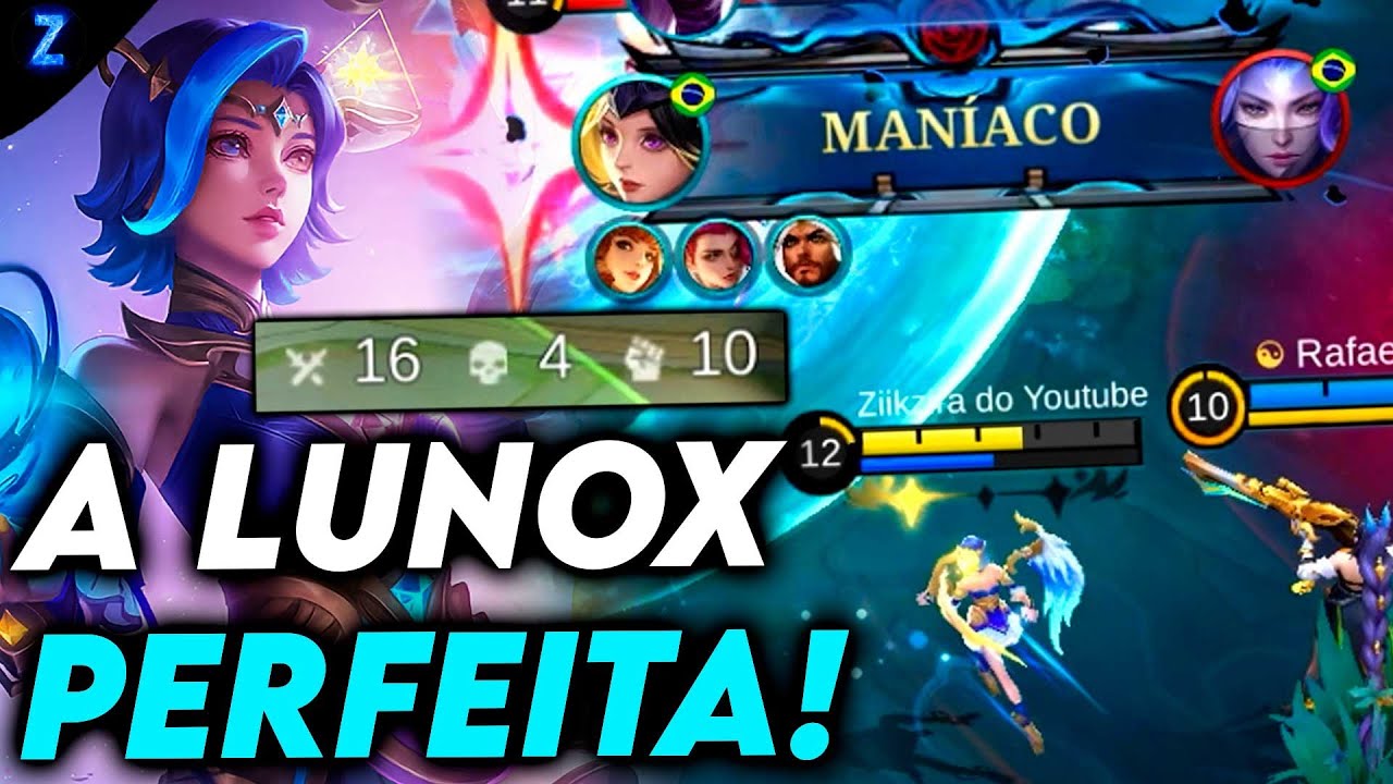 PEGUEI A LUNOX E FIZ 16 KILLS COM ELA!! - LUNOX GAMEPLAY | Mobile Legends