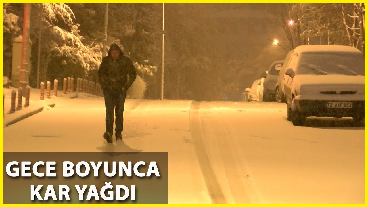 Ankara'da Kar Yağışı Etkili Oldu