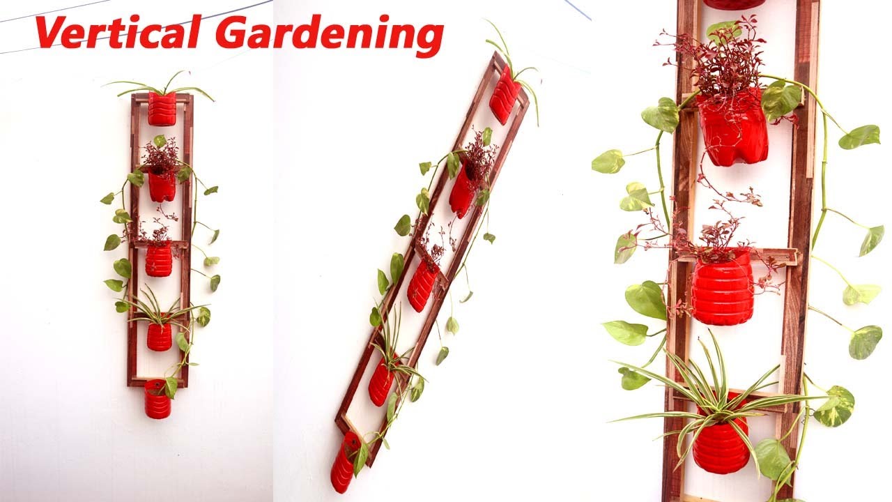 Easy and Unique Vertical Garden Idea / Gardening Hacks