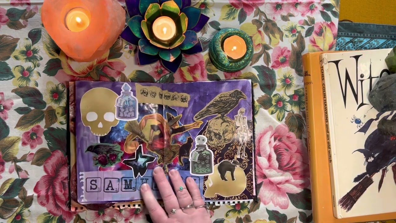 Wheel of the Year Mini Grimoire Flip Through