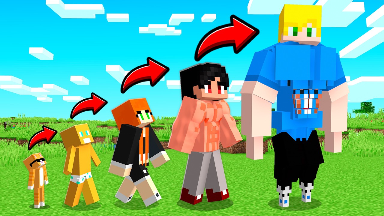 Turma de Kass e KR Evolu&iacute;ram seus M&uacute;sculos no Minecraft!