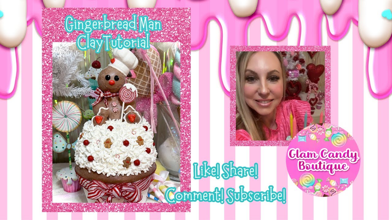 Gingerbread Man Clay Figure Tutorial