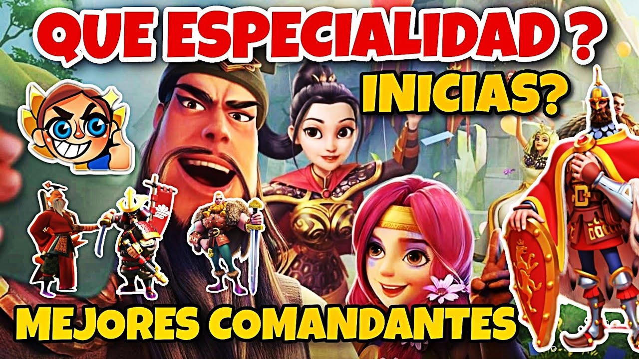 MEJOR ESPECIALIDAD Y QUE COMANDANTES NOS CONVIENEN - RISE OF KINGDOMS