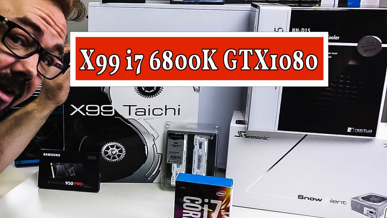 Asrock Taichi X99 / i7 6800K / GTX1080 Full Build! (High Speed)