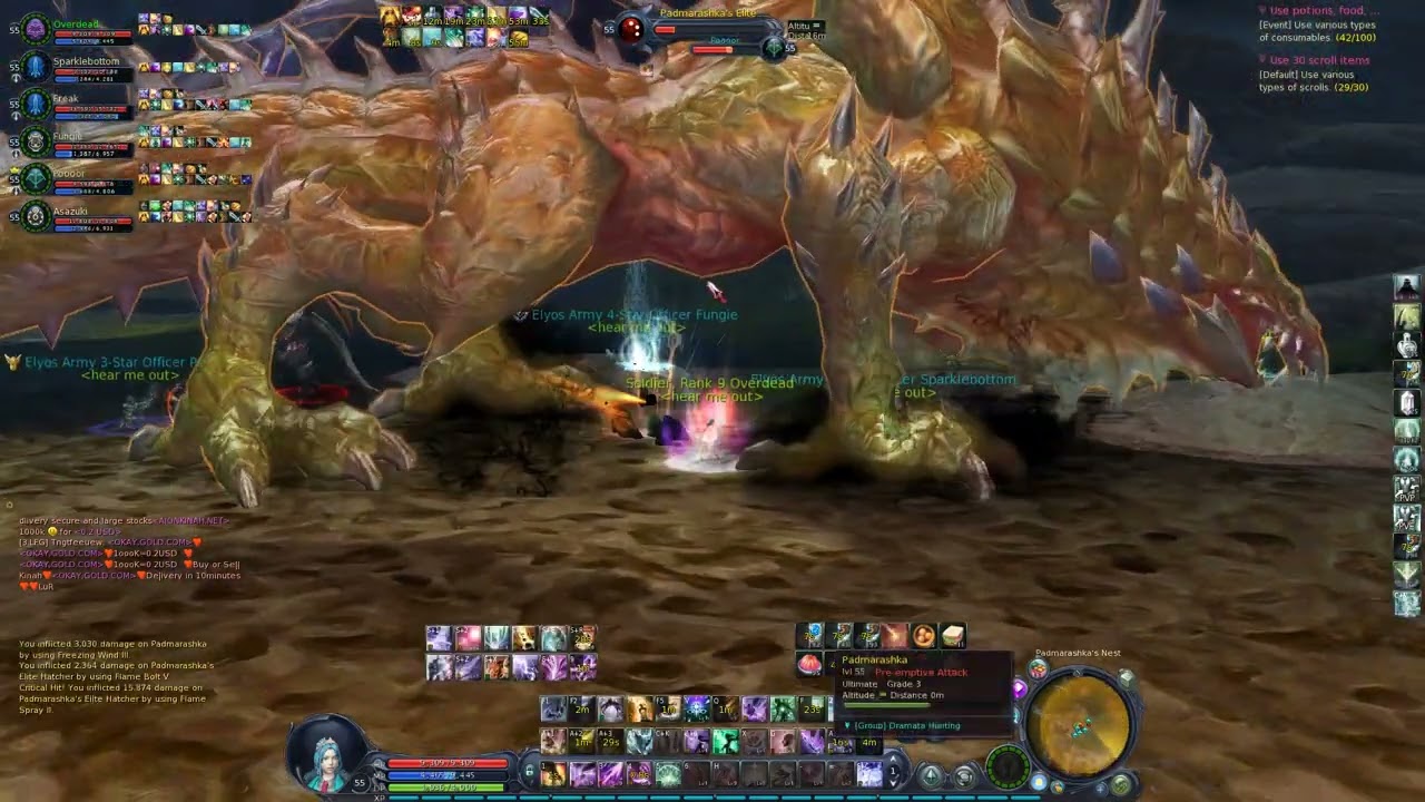 Aion Classic 2.5: Padmarashka's Cave(hear me out) dps pov