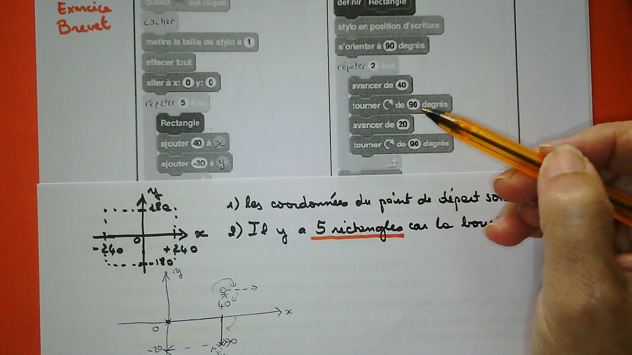 3E Ex Brevet   Scratch et bloc dessin