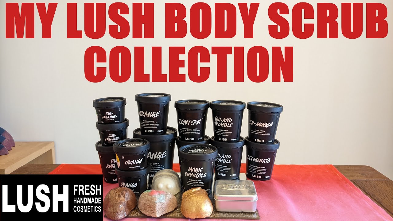 MY LUSH BODY SCRUBS COLLECTION 2023