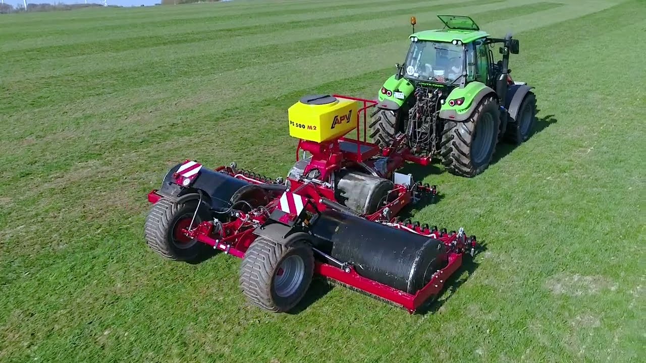 ARNEUBA SMS Wiesenwalze Golem 540 mit Deutz Fahr 6185 TTV Ehrler Hof Härtensdorf